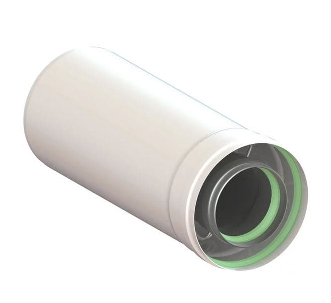 Удлинение коаксиальное d 60/100 мм L 250 мм алюминий
