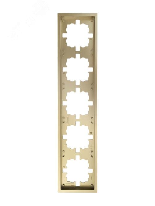 ZIMA Рамка 5-ая универсальная, золото Lezard 704-3600-150