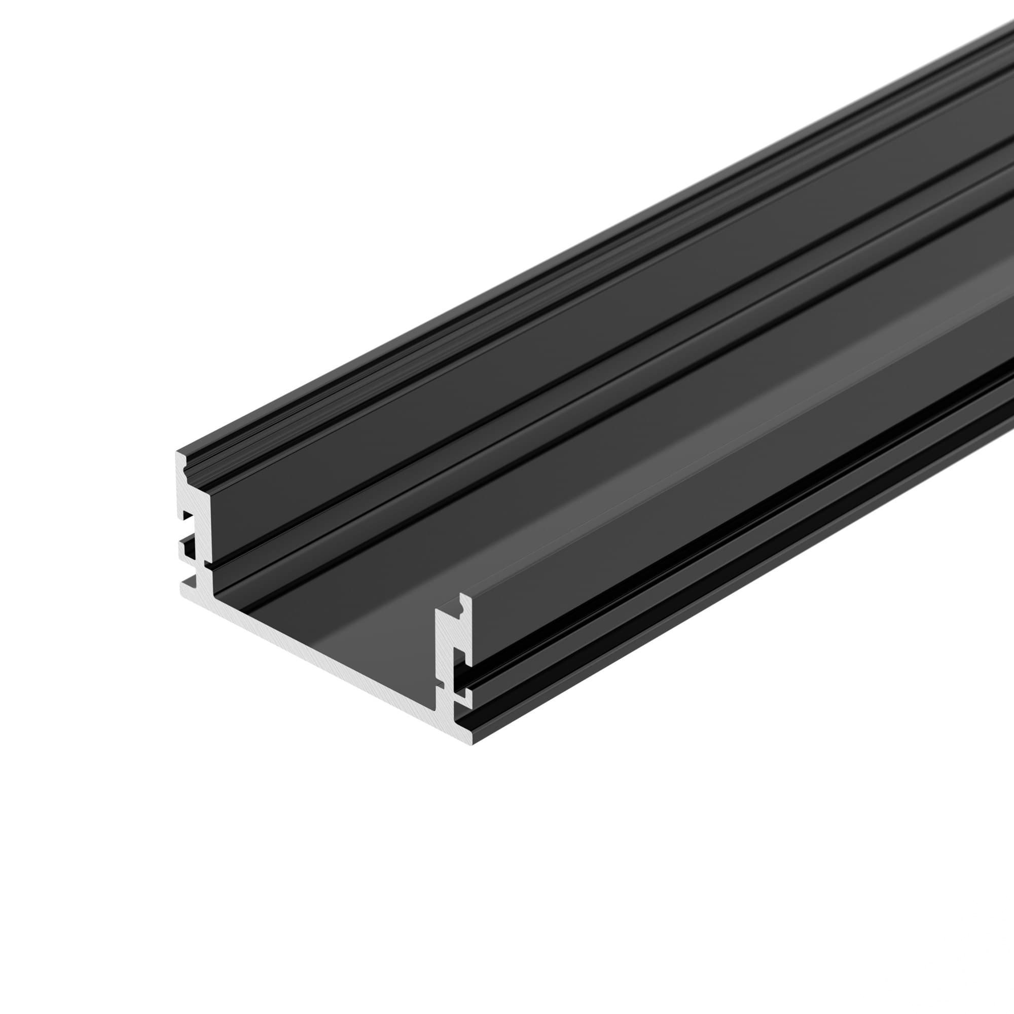 Профиль FLOOR60-H26-3000 ANOD BLACK (Алюминий)