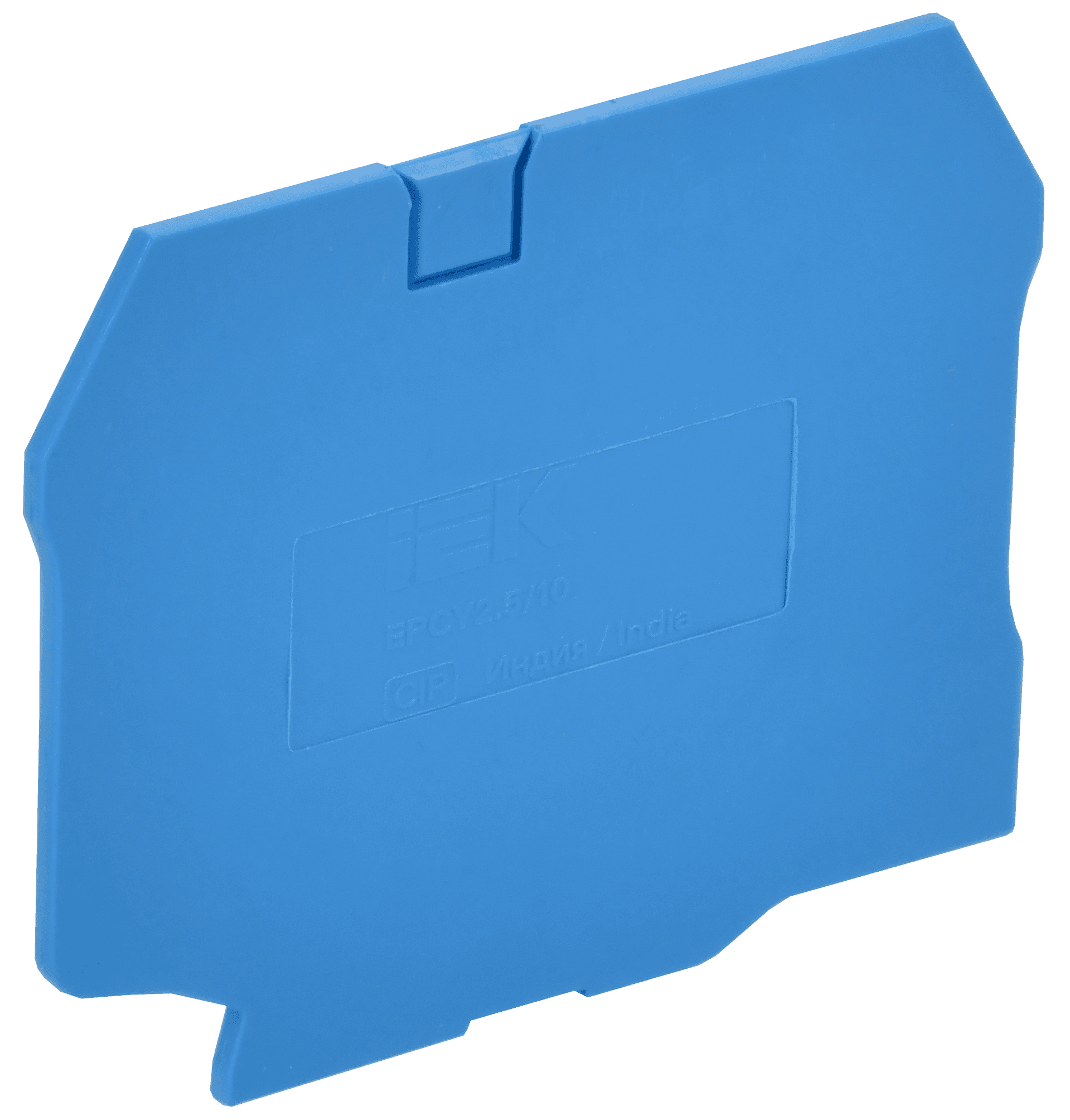 ARMAFIX Заглушка EPCY2.5/10BU для колодок клеммных CY2.5-CY10 синяя IEK