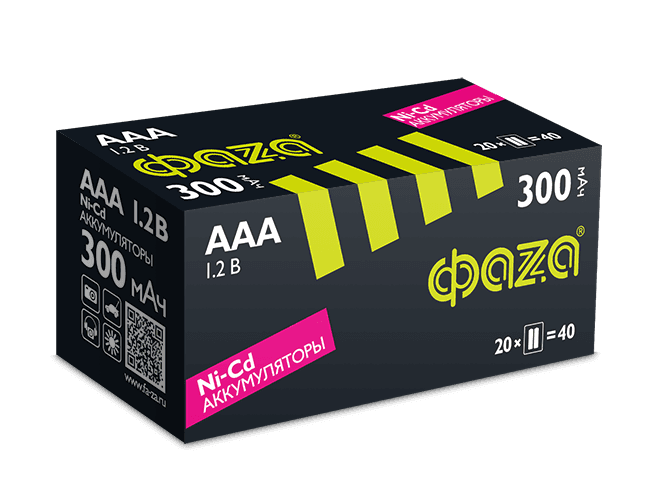 Аккумуляторы AAA 300мАч Ni-Cd