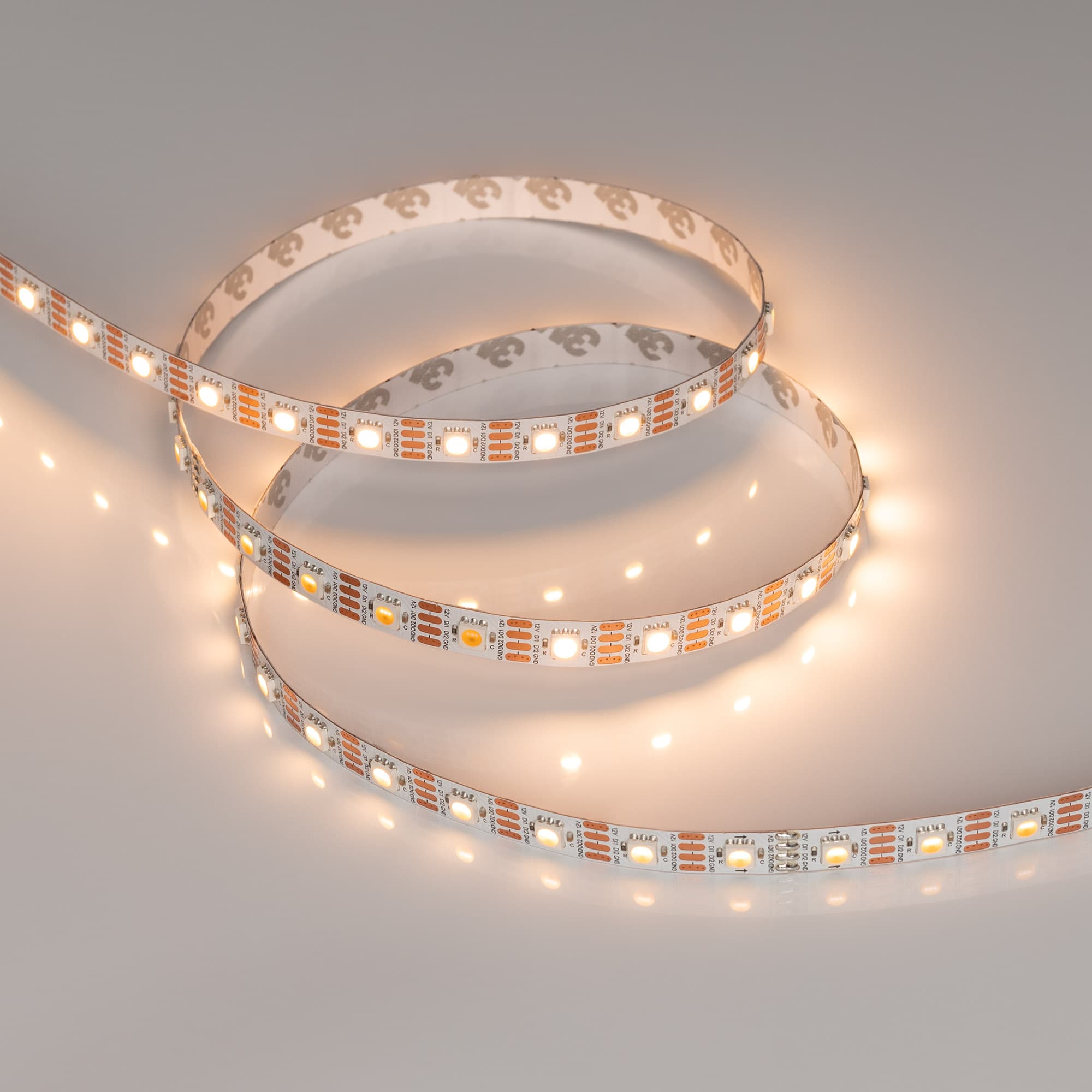Лента светодиодная 9,3 Вт/м 12В IP20 2700K 60LED/м SPI-B60-10mm SMD 5060 5 м