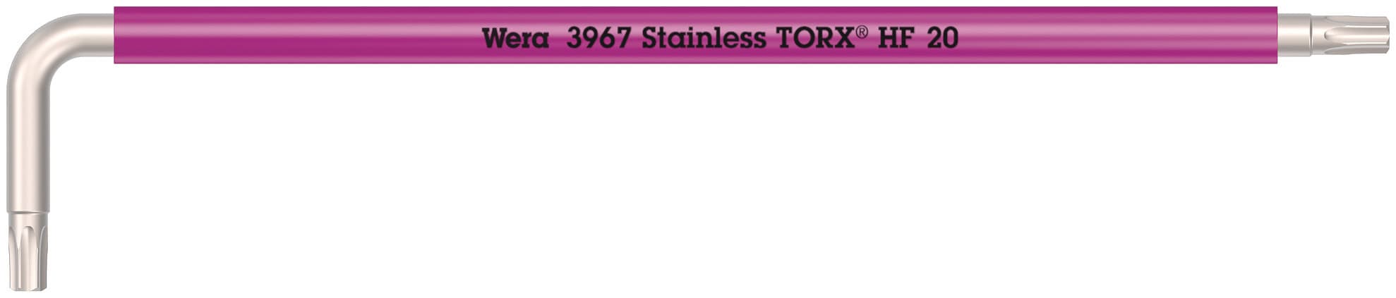 Ключ Г-образный с функцией фиксации крепежа 3967 SXL HF TORX Multicolour удлиненный нержавеющая сталь TX 20X137 мм