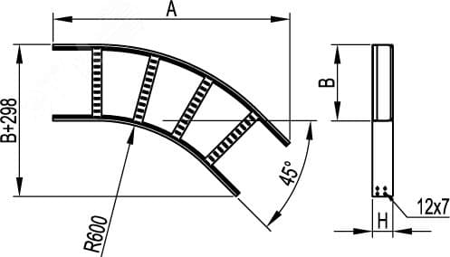 Трансформатор тока CT125 600A, класс 0.5S, 5ВА