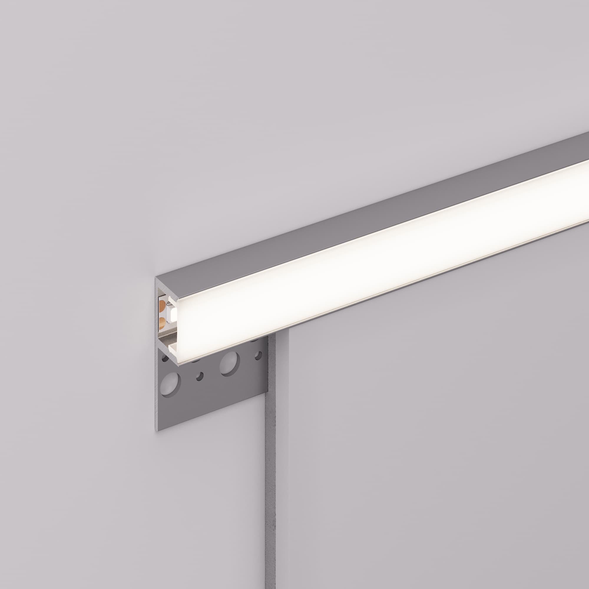 Профиль ARH-DECORE-S12-LINE-EDGE-3000 ANOD (ARL, алюминий)