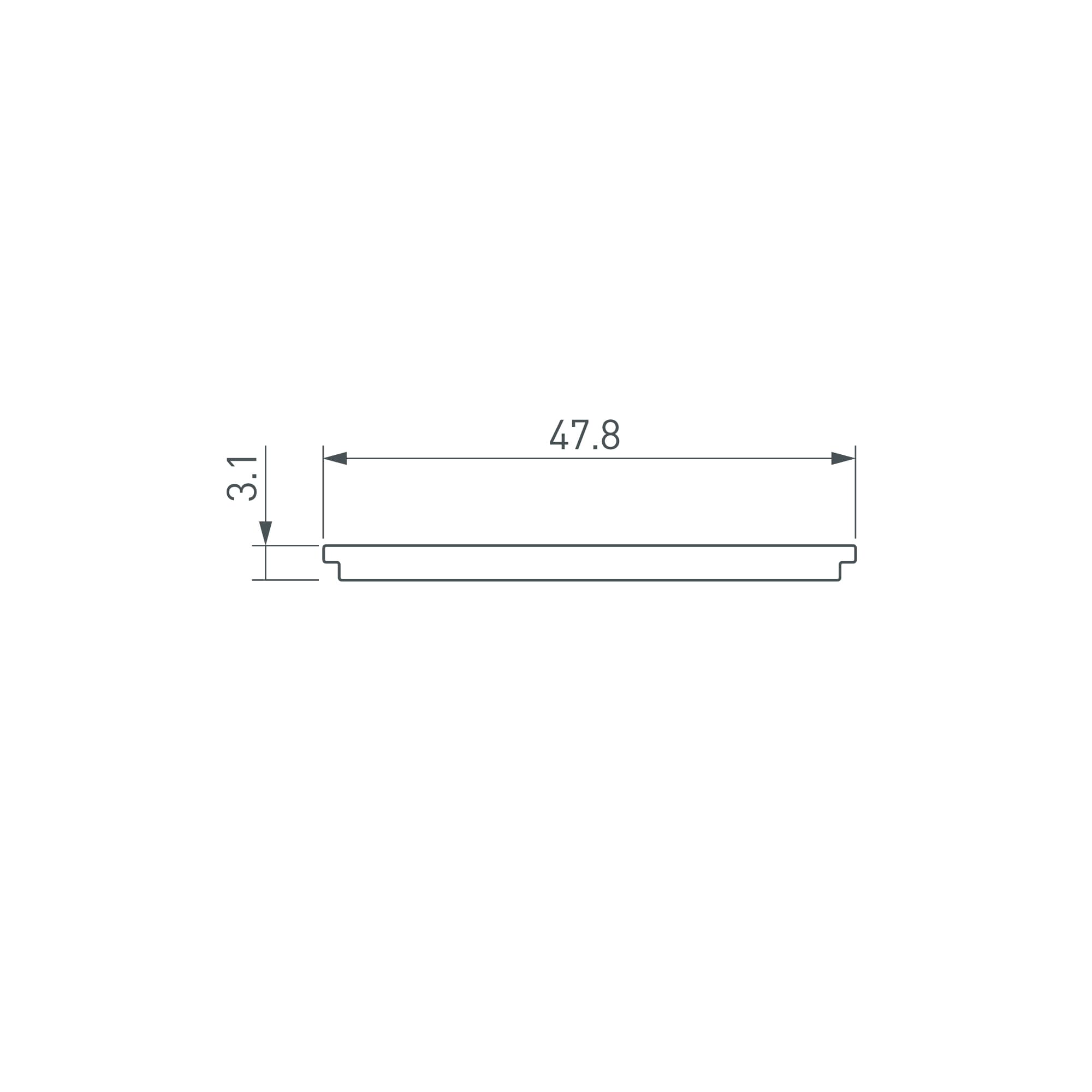 Экран SL-KANT-H30 SQUARE OPAL (ARL, Пластик)