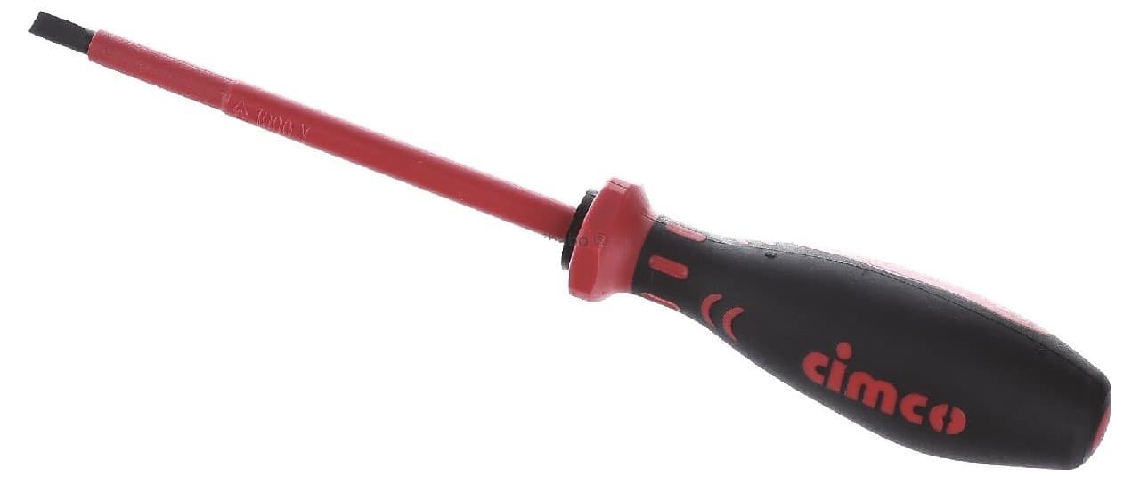 Отвертка шлицевая диэлектрическая VDE SL 5.5x1.0х125мм