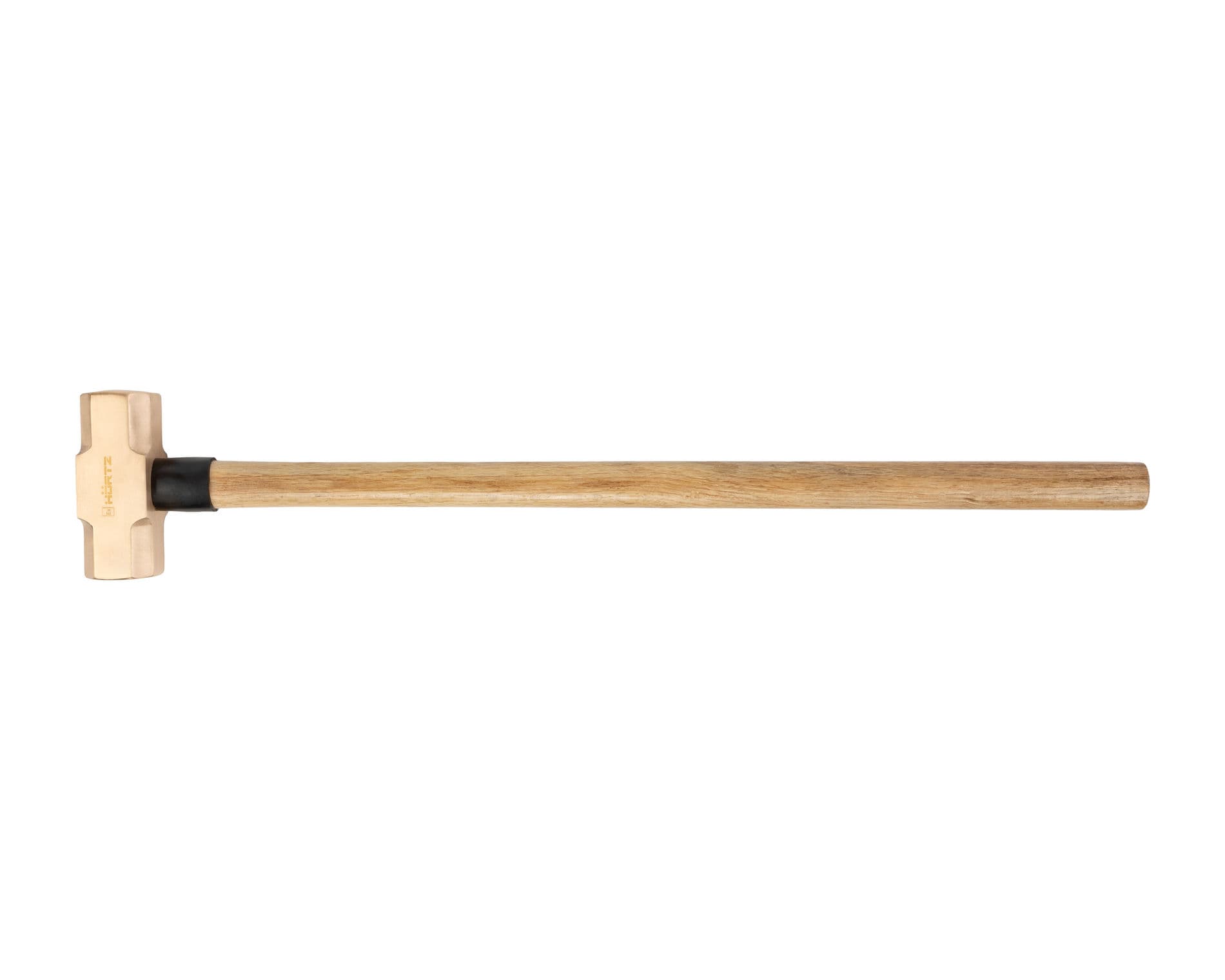 Кувалда 4 кг BeCu рукоятка дерево гикори искробезопасная 191G-1024, HORTZ