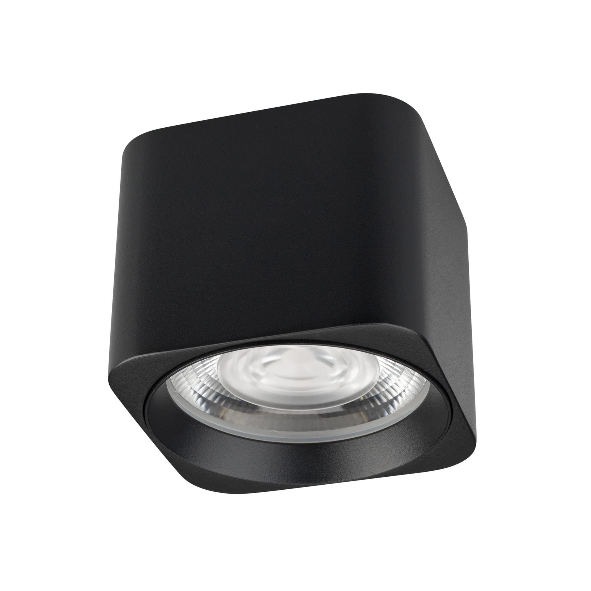 Светильник SP-DICE-S78x78-10W Warm3000 BK 24 deg 230V IP54 металл 5 лет