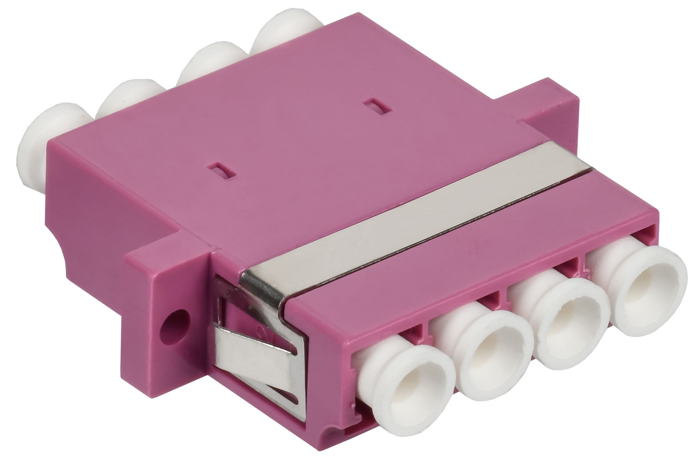 Адаптер оптический проходной LC-Quad. OM4. UPC