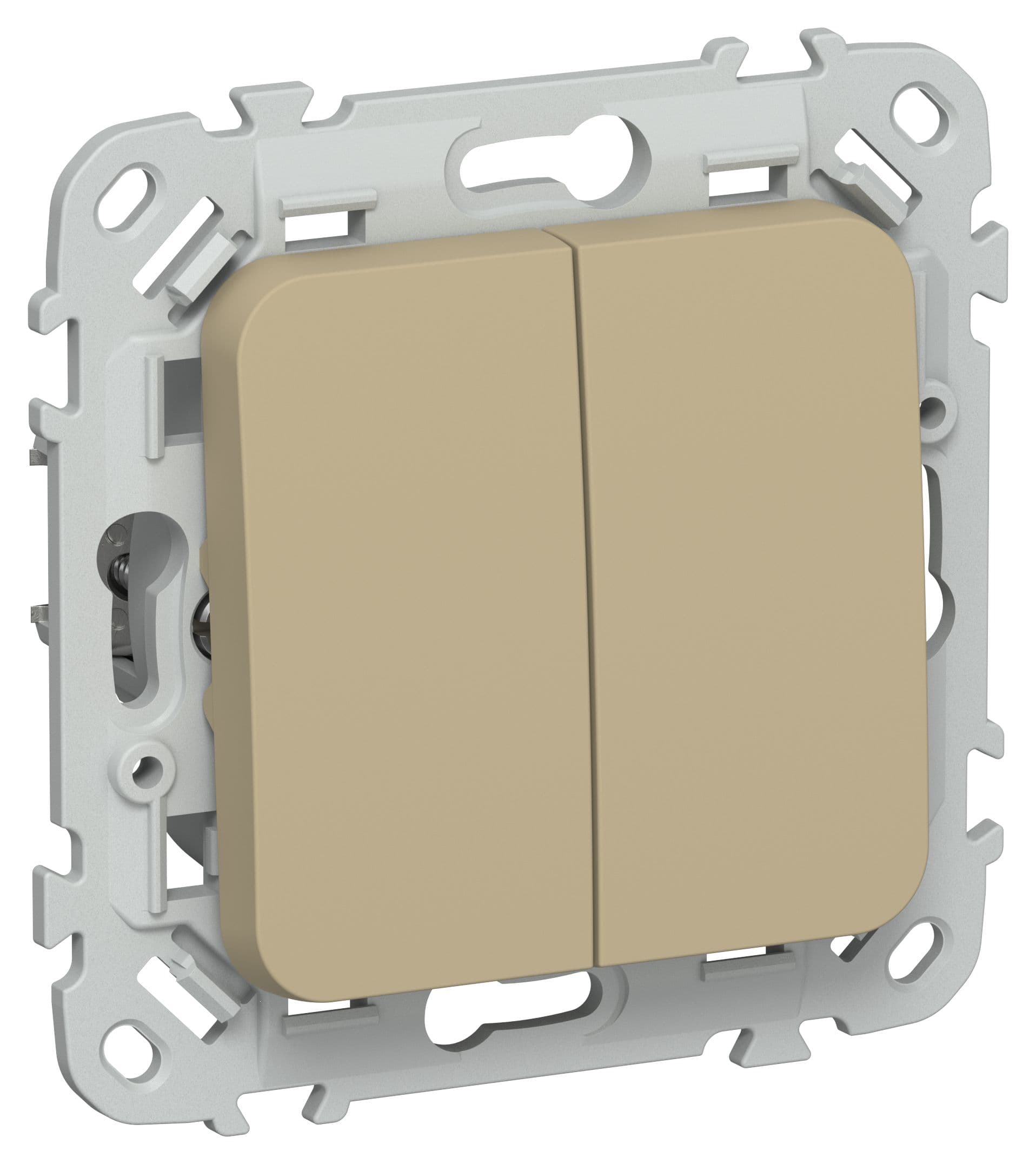 FLITE Выключатель жалюзи 10А ВЖ52-2-0-ФлХ хаки IEK