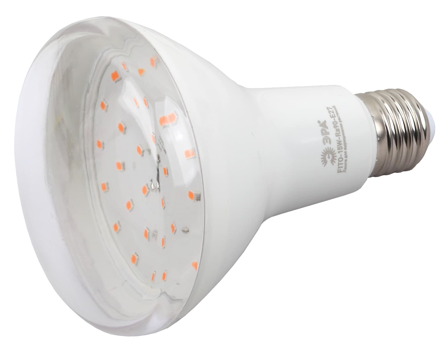 Лампа светодиодная лампа для растений тип BR30,15 Вт, 220-240V FITO-15W-Ra90-E27