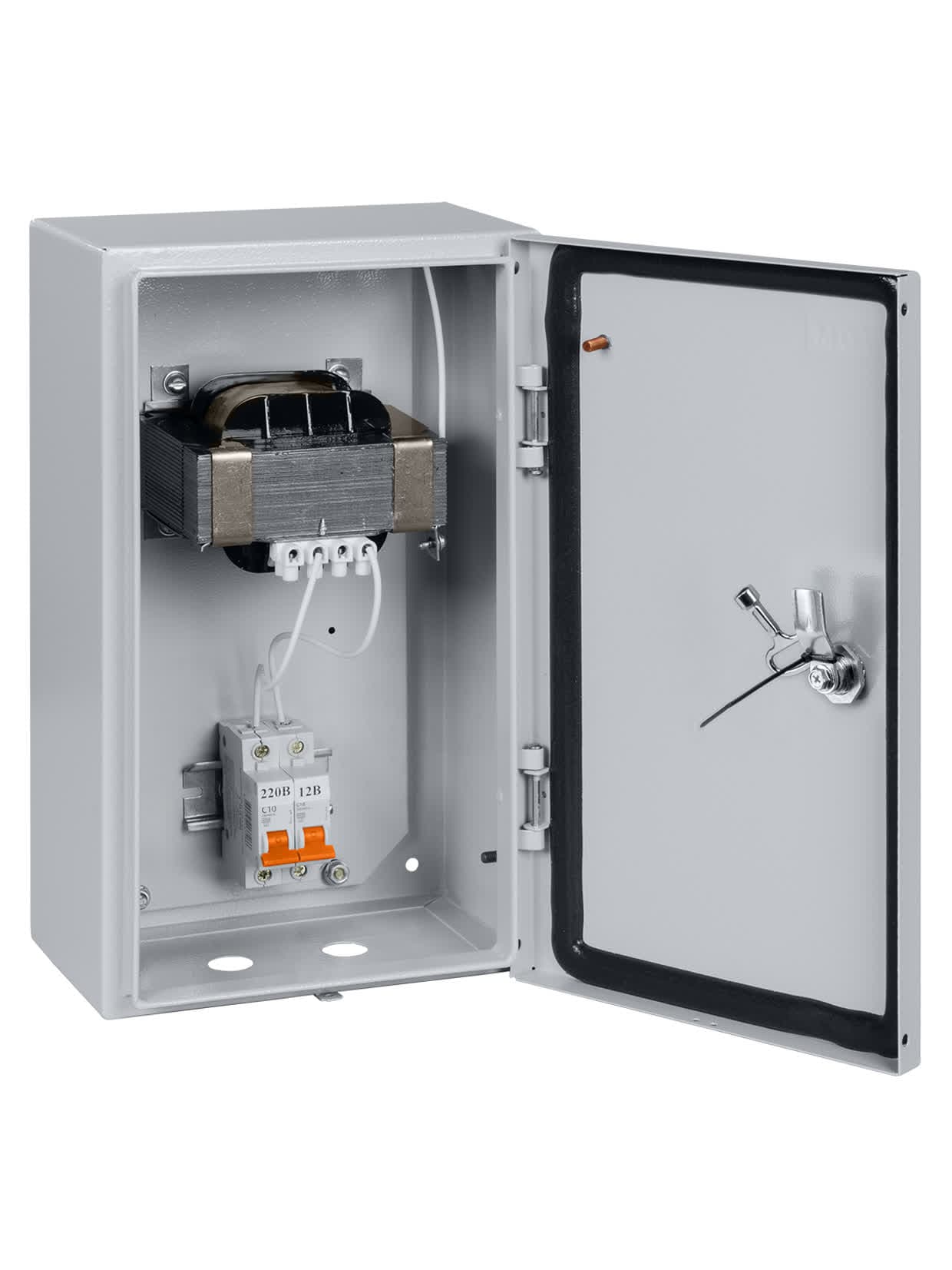 Ящик с понижающим трансформатором ЯТП-0 .25 220/12 с 2 автоматами IP54 TDM