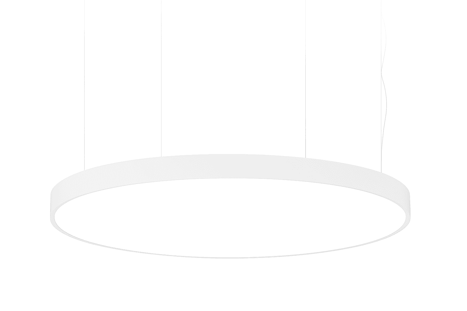 Светильник светодиодный CSVT RING-SLIM 42 600x70 СRI90 3000 opal-sand IP44/IP20 белый круг подвесной ПИК