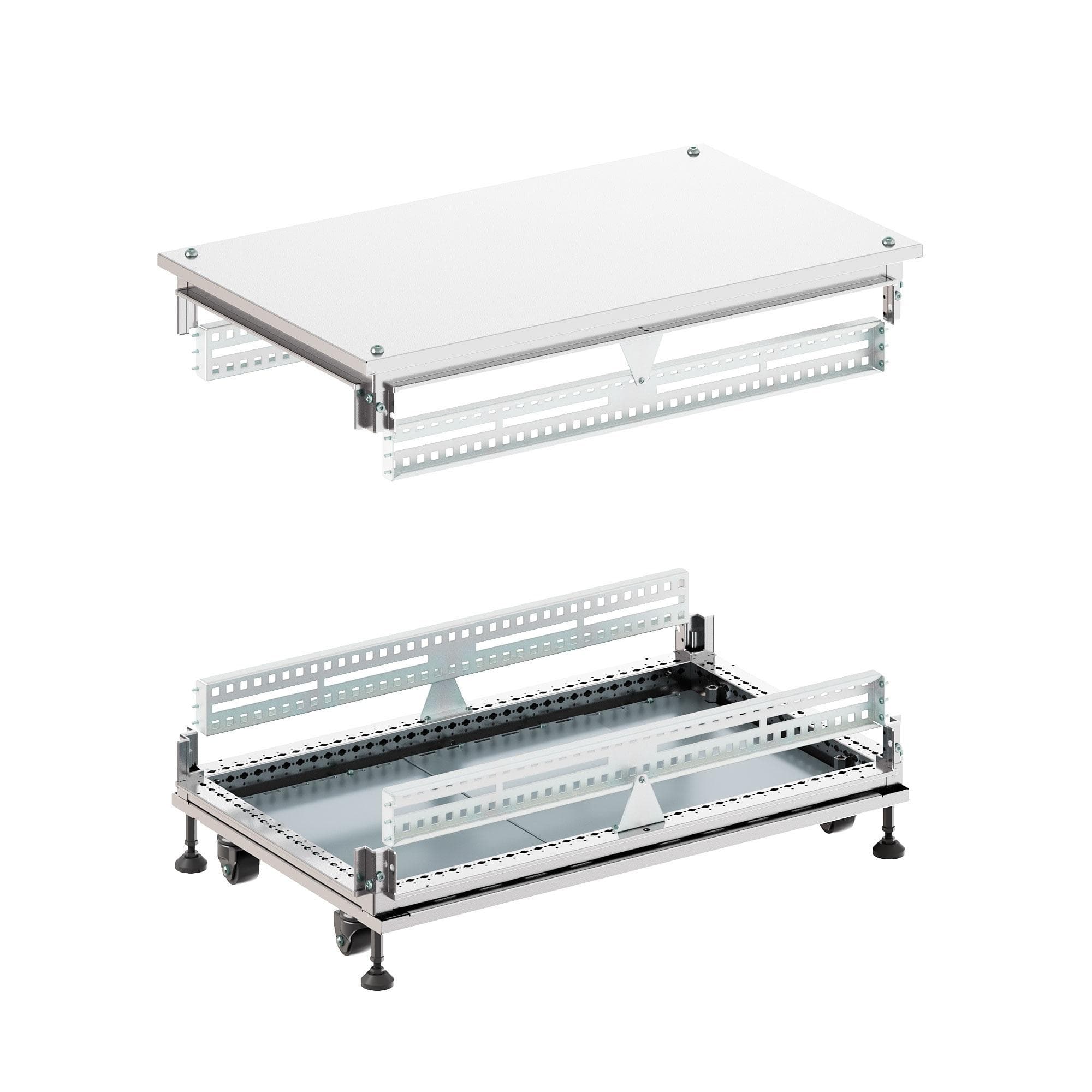 Крыша основание сплошные IT-CQE 600x1200, RAL7035