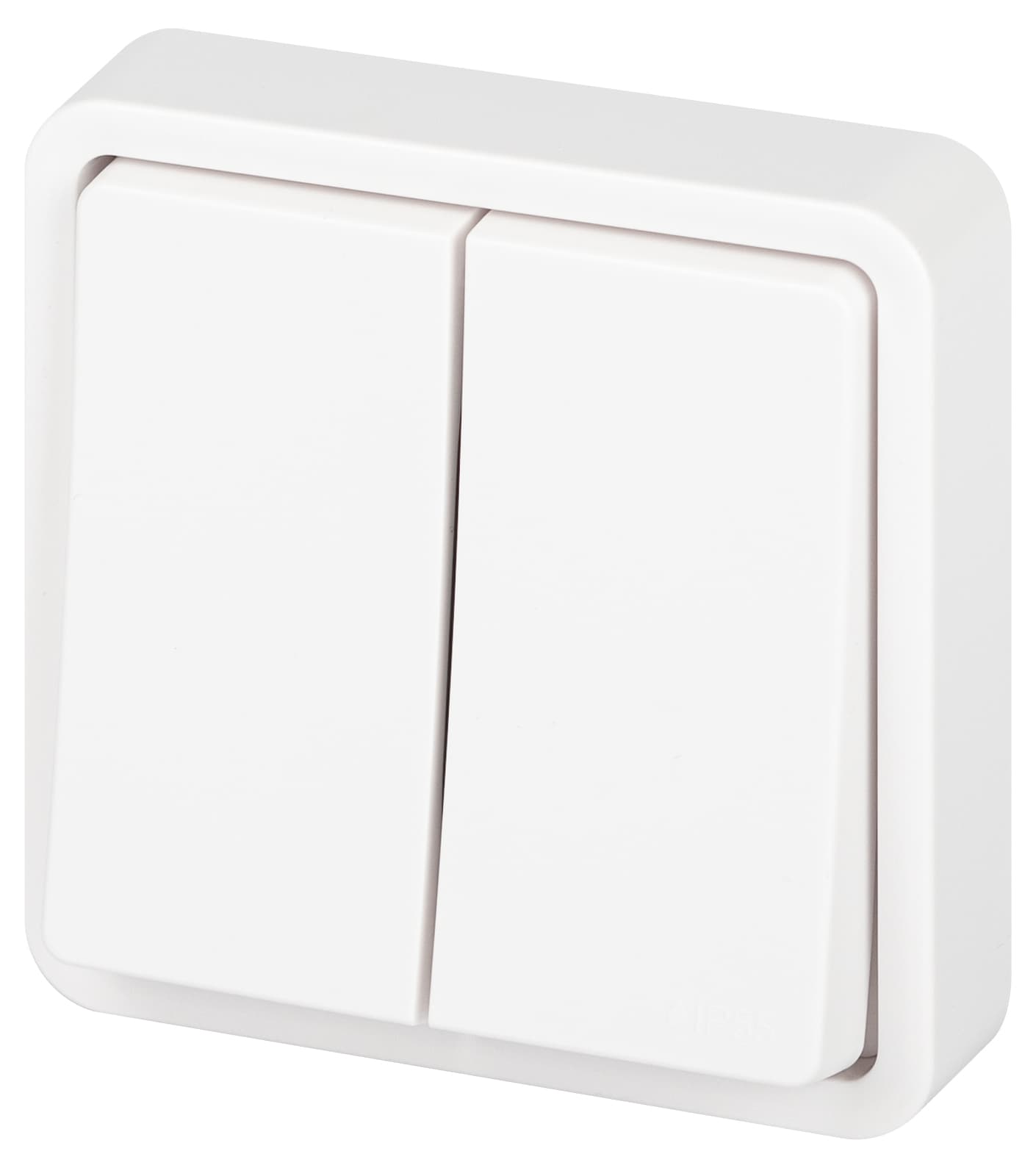 Переключатель Эксперт 11-1526-01 двойной IP55, 10АХ-250В, СУ, белый