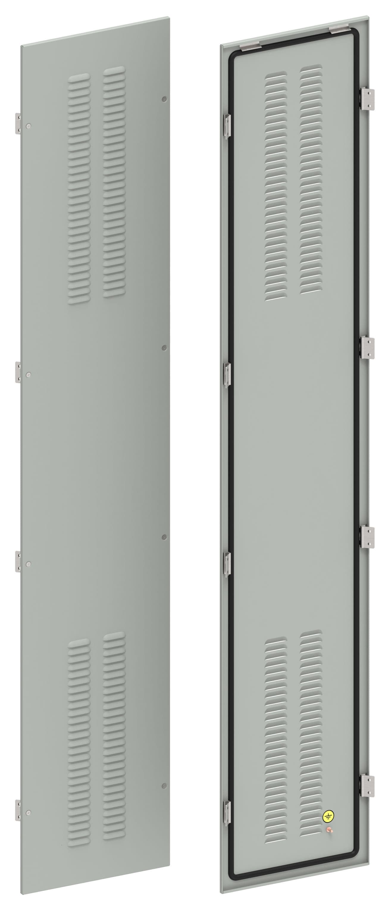 FORMAT Панель боковая вентилируемая 2000х400мм IP31 (2шт/компл) IEK