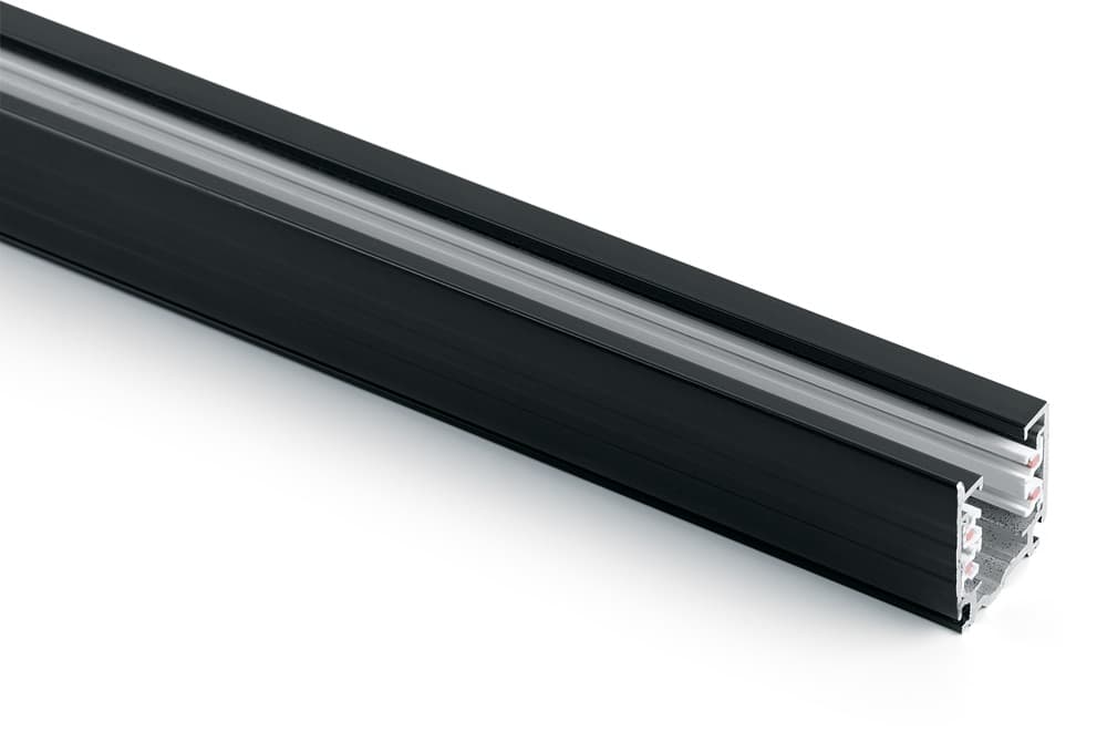 Шинопровод трехфазный STR-30-B-TR-1 черный 1м 4TRA