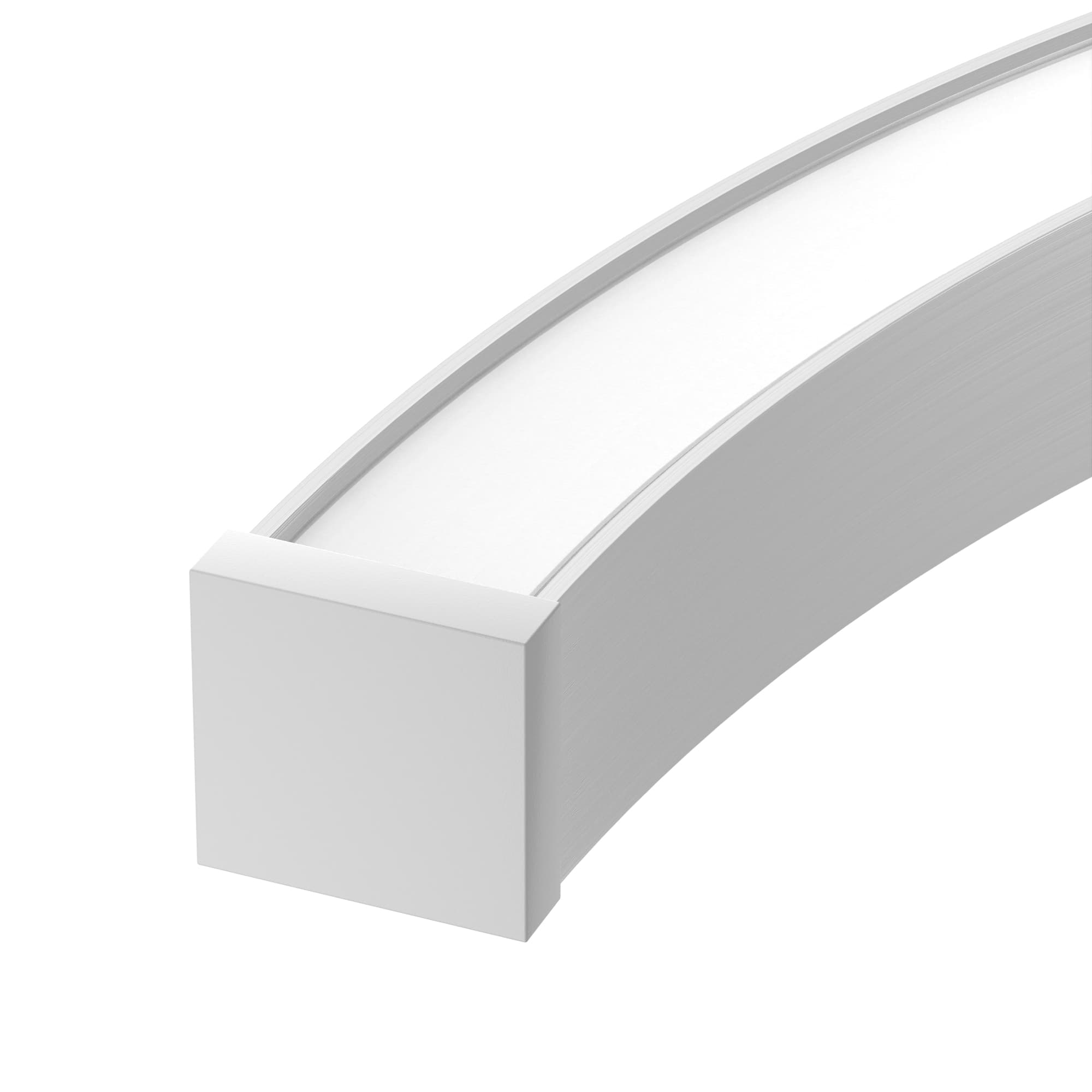 Заглушка LINE-3535-BENT-SIDE глухая, пластик