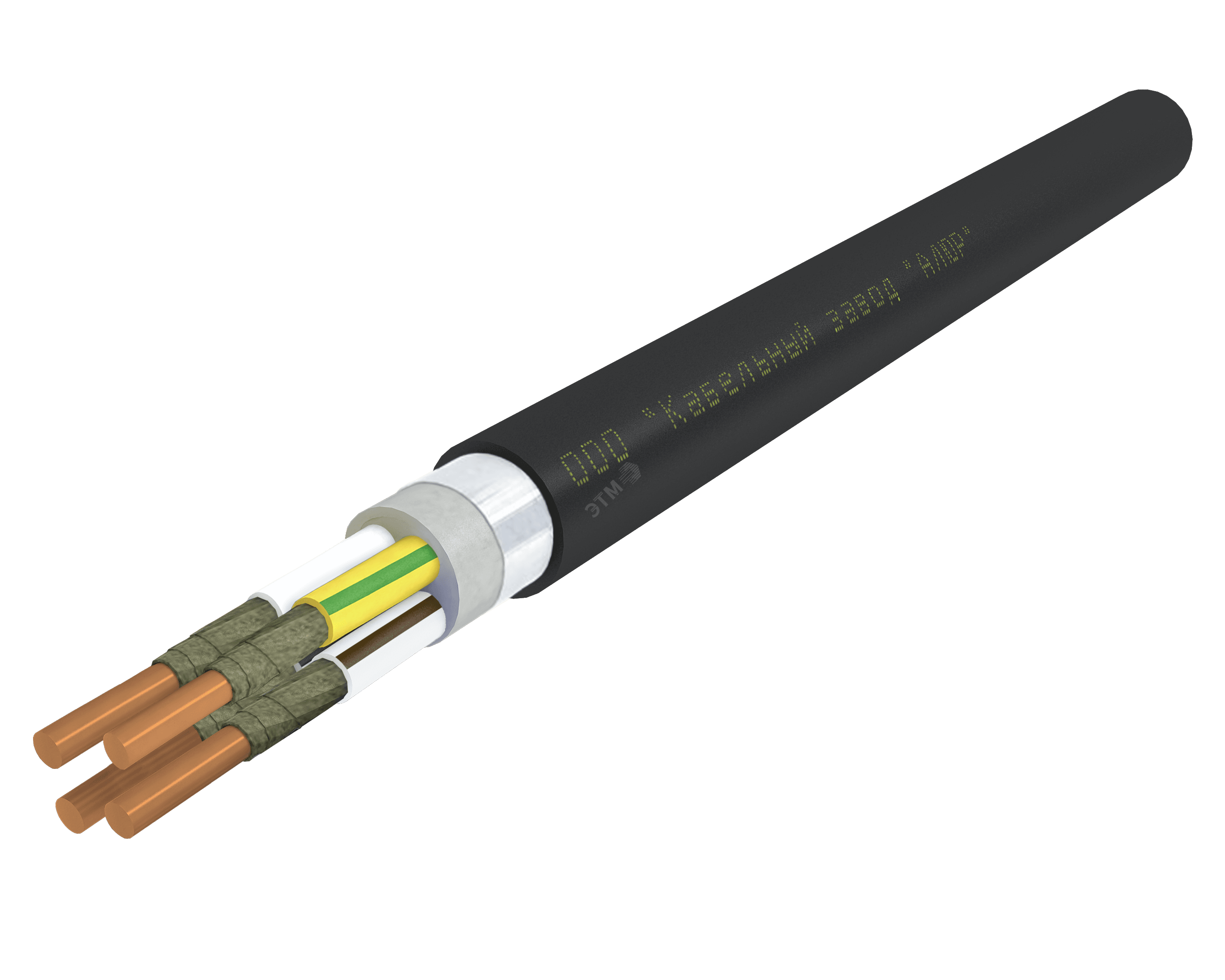 Кабель силовой ВВГЭанг(А)-FRLS 4х1.5 ок(PE)-1 Ч. бар