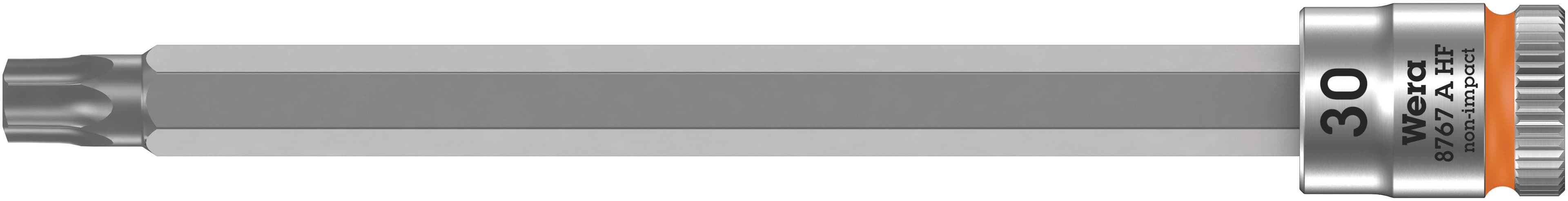 Головка торцевая 8767 A HF TORX Zyklop со вставкой DR 1/4 с функцией фиксации крепежа TX 30X100 мм