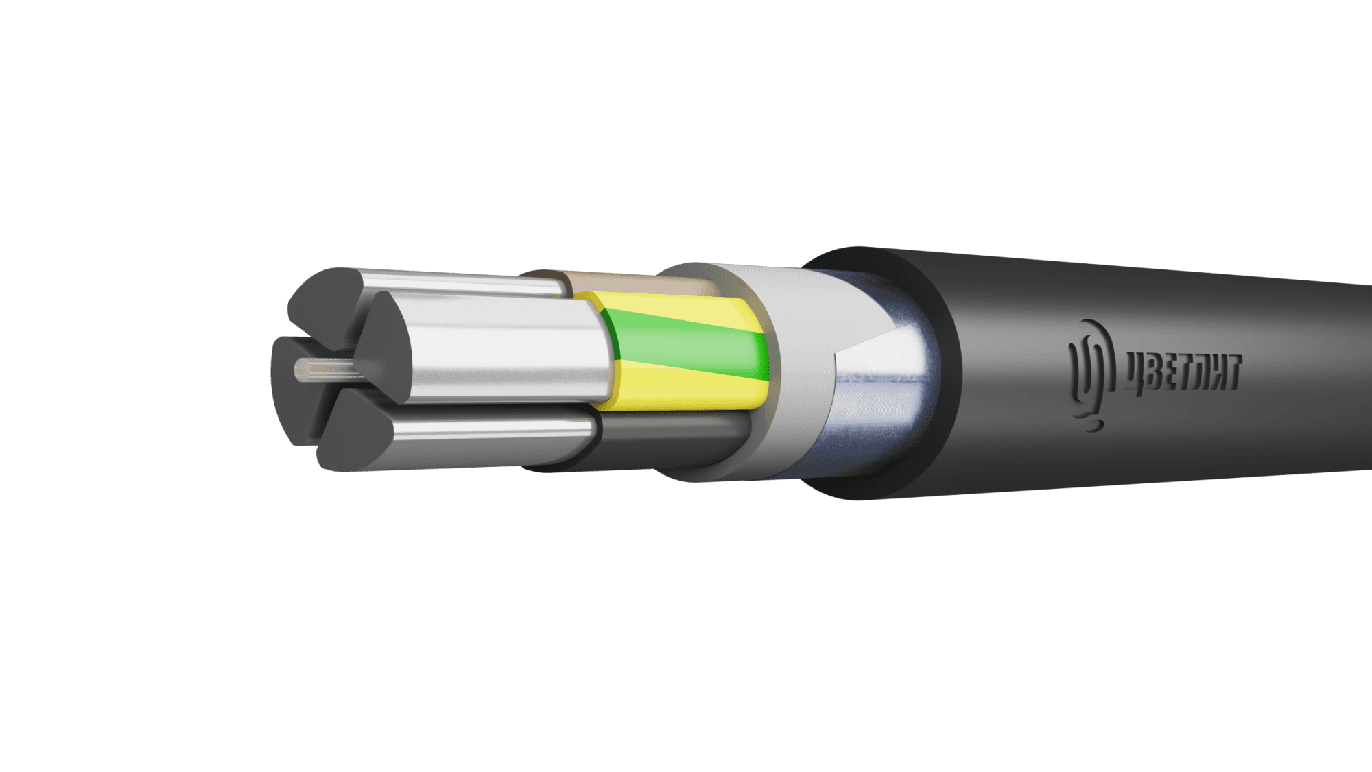 Кабель силовой АВБШв 4х150ос(PE)-1 ТРТС