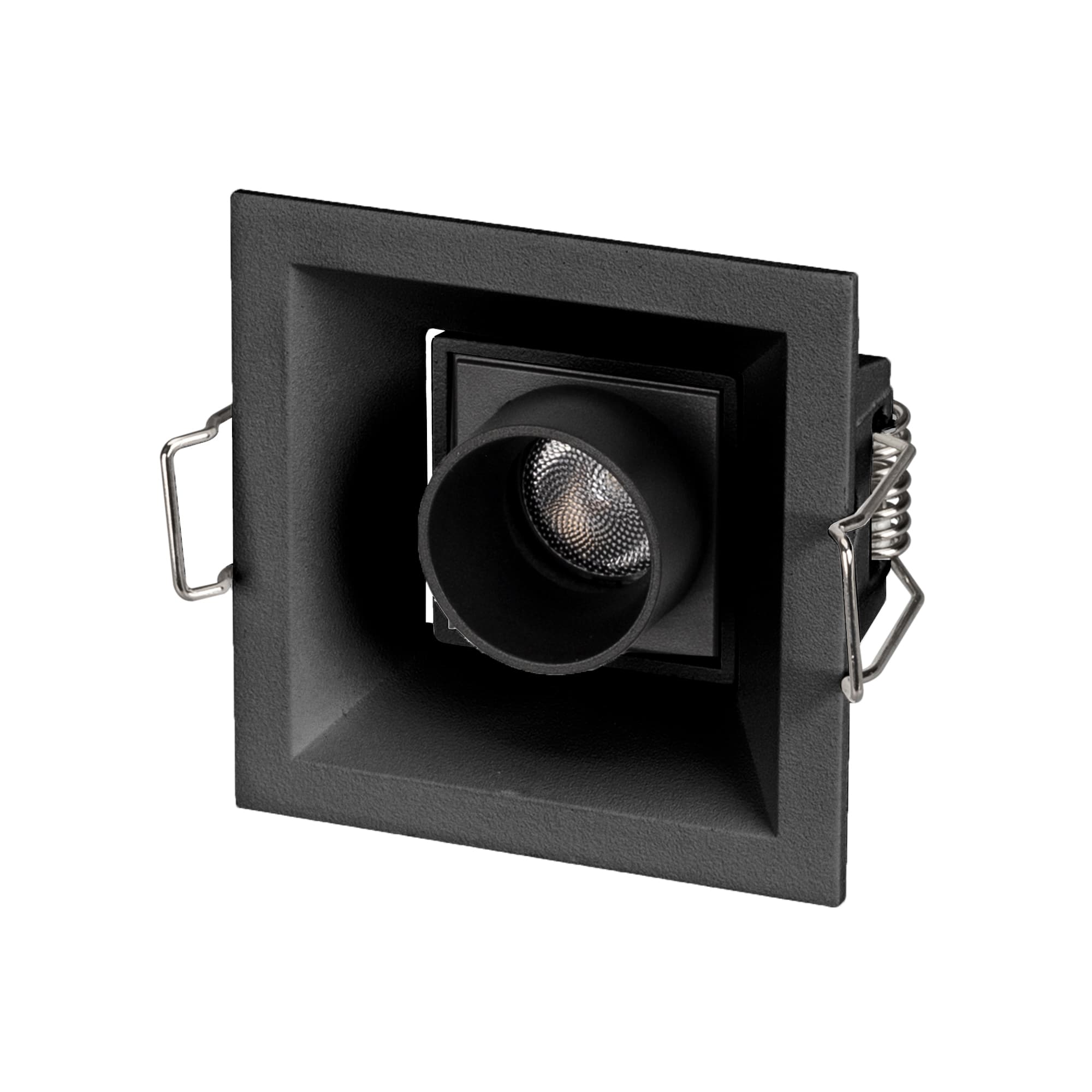 Светильник MS-ORIENT-BUILT-TURN-TC-S67x67-3W Warm3000 (BK-BK, 30 deg, 230V) (IP20 металл, 5 лет)
