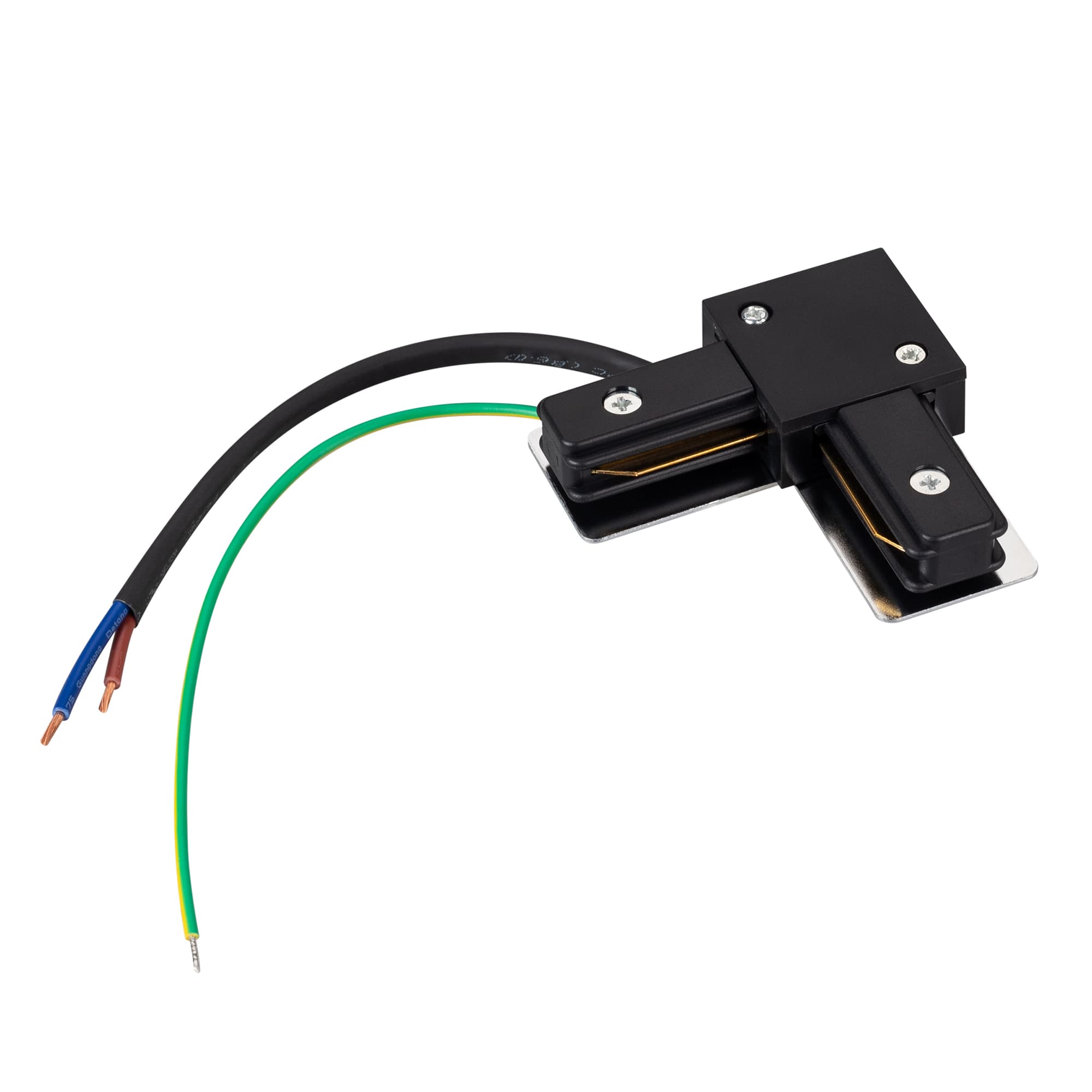 Коннектор угловой с питанием LGD-2TR-CON-L-POWER-BK (C) (IP20 Пластик, 3 года)