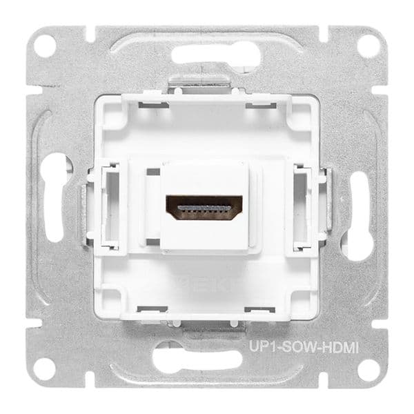 Эпика Механизм розетки HDMI белый EKF