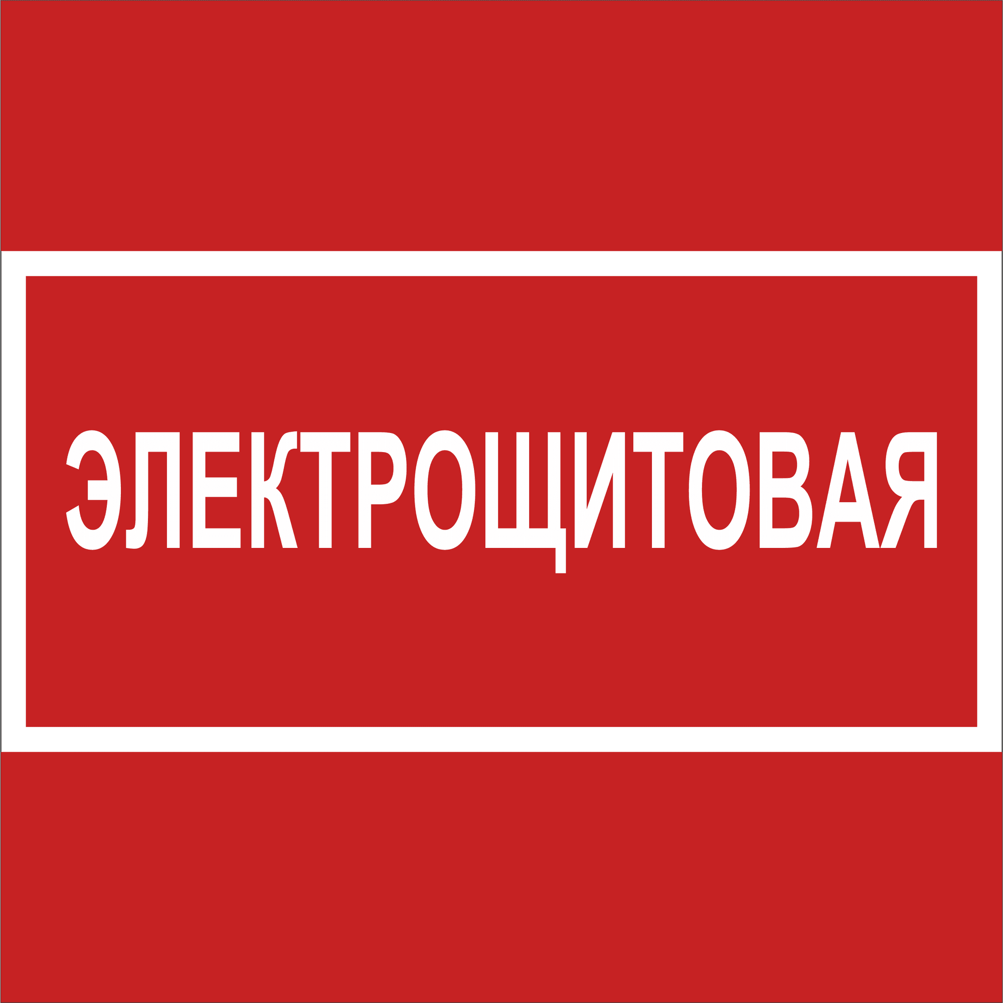 Знак безопасности NPU-2424.T15''Электрощитовая''