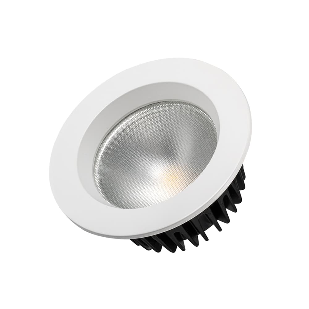Светильник светодиодный LTD-105WH-FROST-9W Warm White 110 deg IP44 металл 3 года