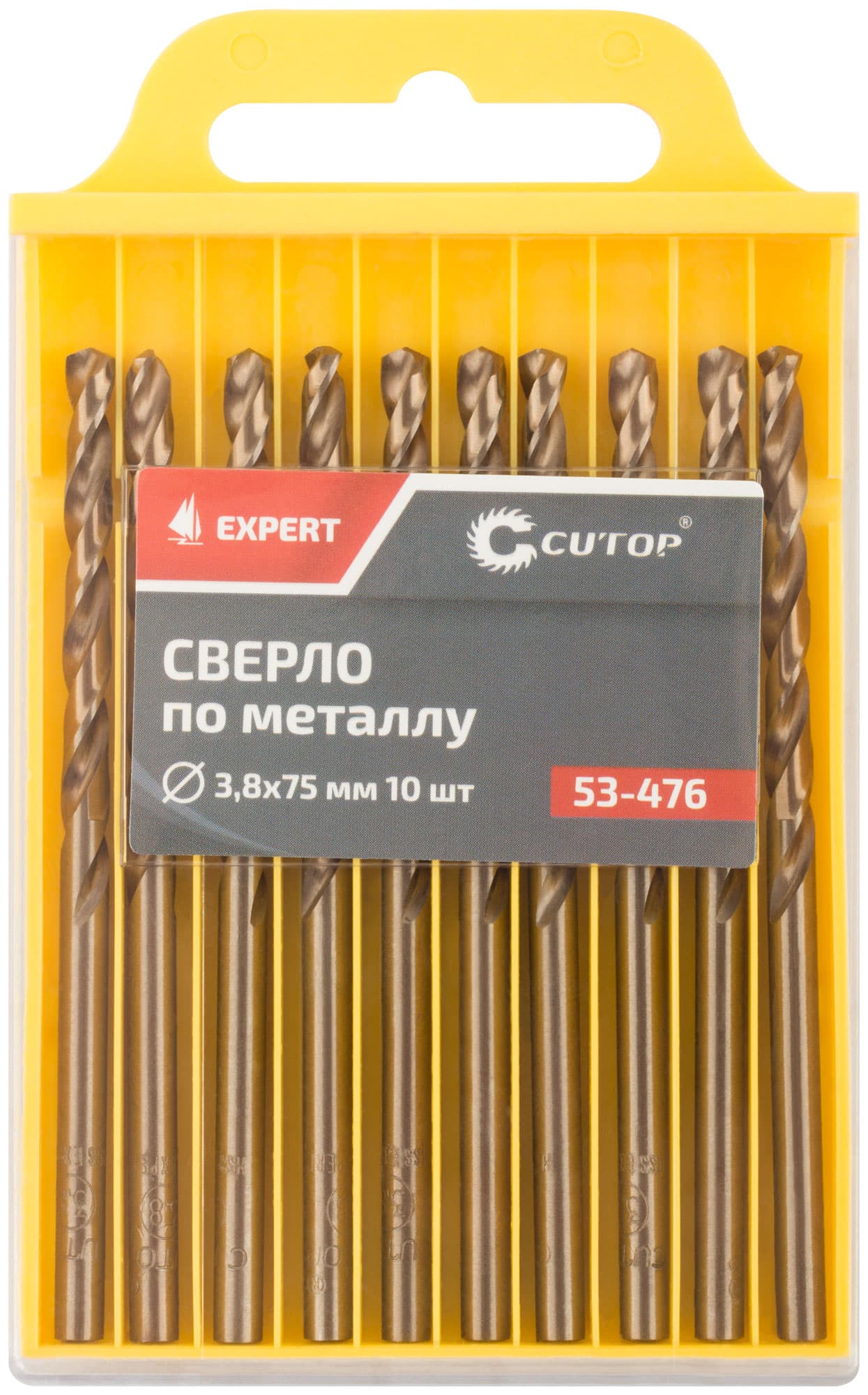 Сверло по металлу Cutop EXPERT, 3.8х75 мм (10 шт)