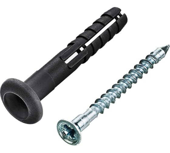 Дюбель-гвоздь полипр. гриб. 6х40 (100 шт) - пакет ECOPLAST