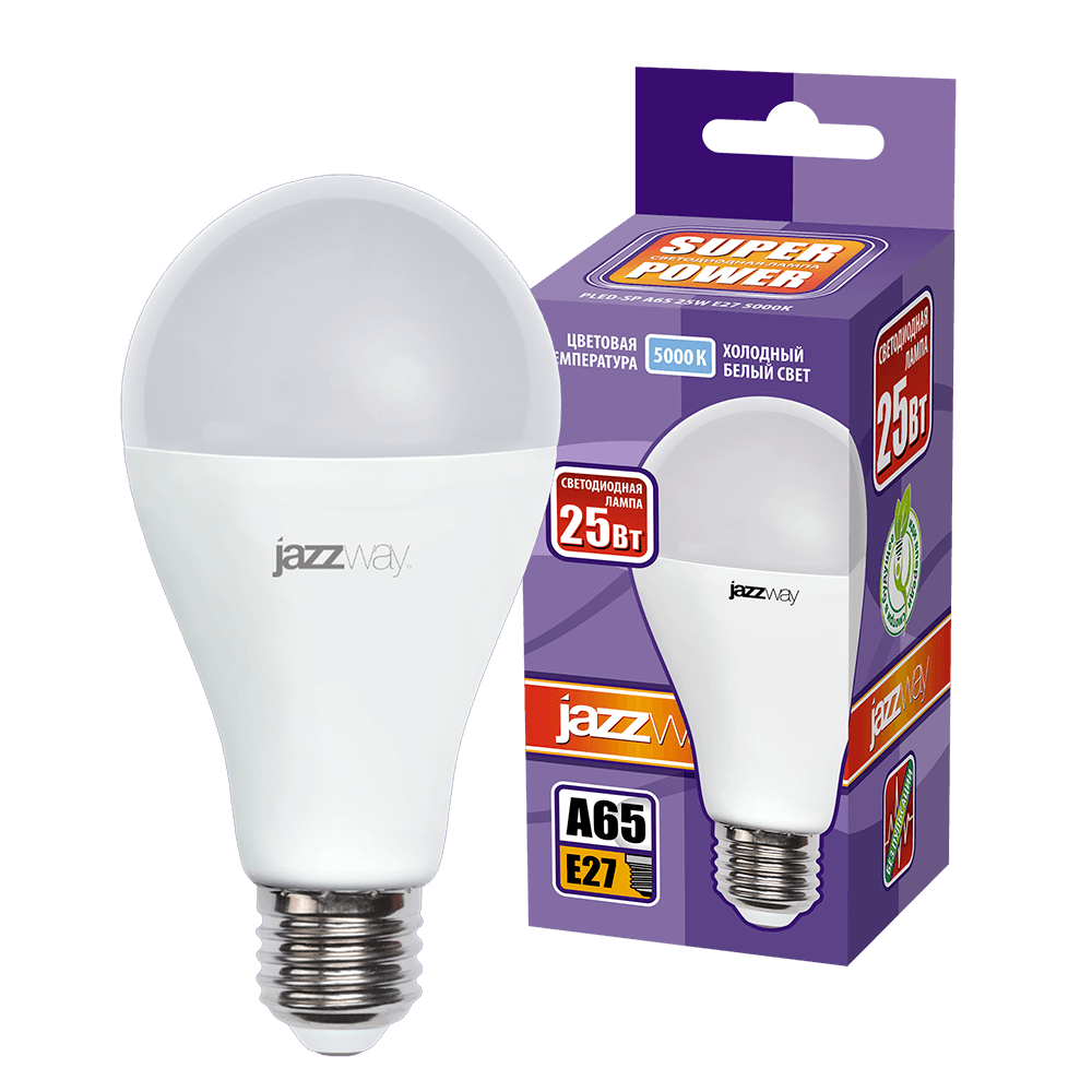 Лампа светодиодная LED 25Вт 5000К груша E27