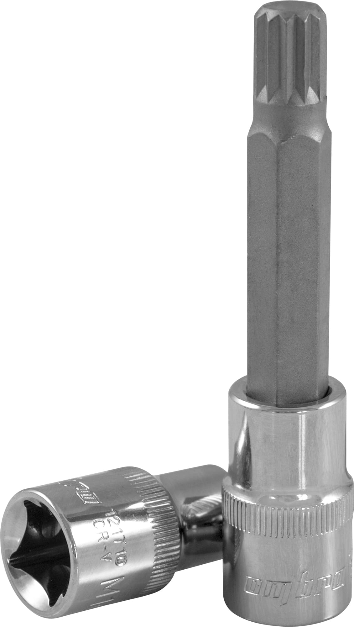 Насадка торцевая 1/2''DR с вставкой-битой SPLINE, M10, 100 мм