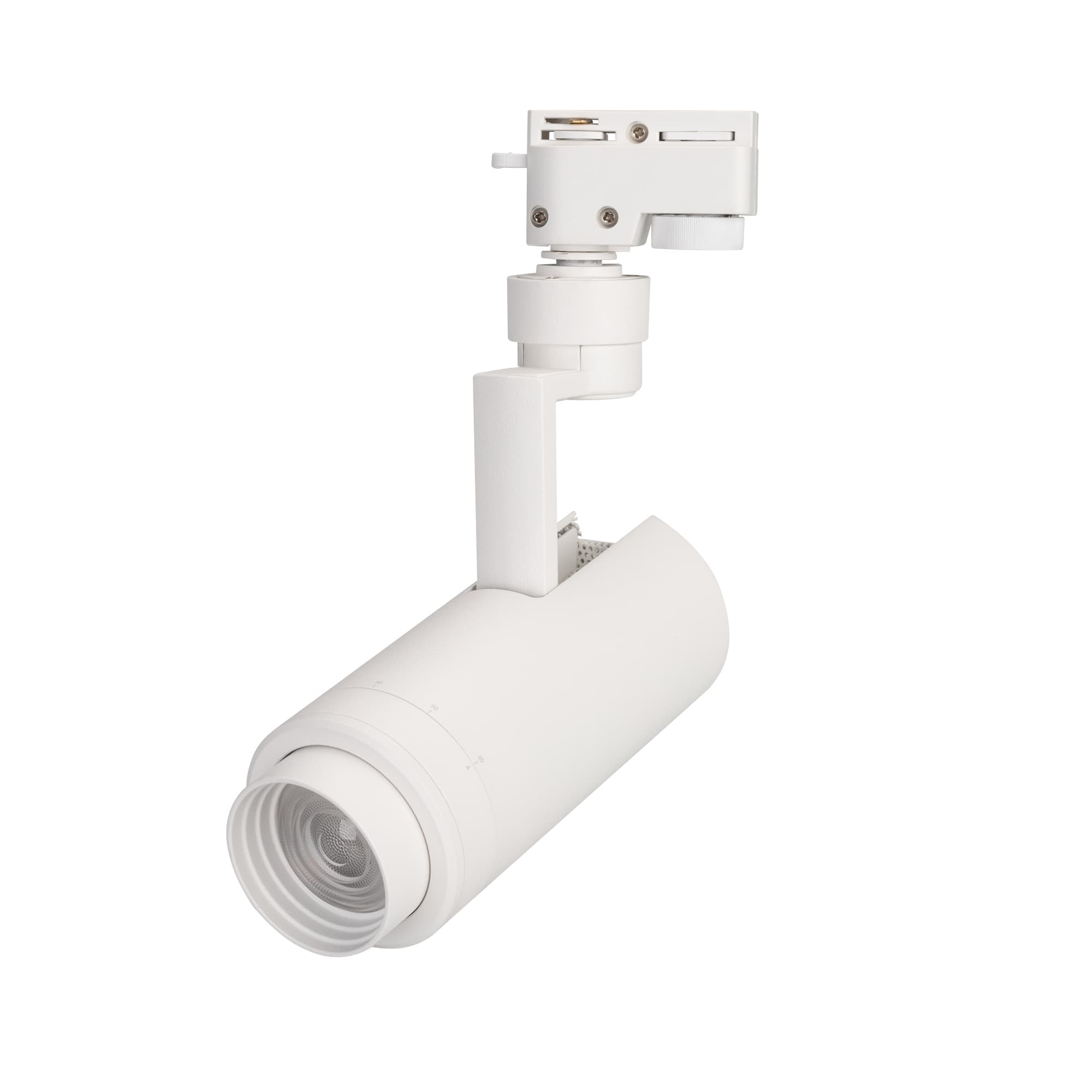 Светильник трековый LGD-ZEUS-2TR-R67-10W Day4000 (WH, 20-60 deg, 230 В) (ARL, IP20 Металл, 5 лет)