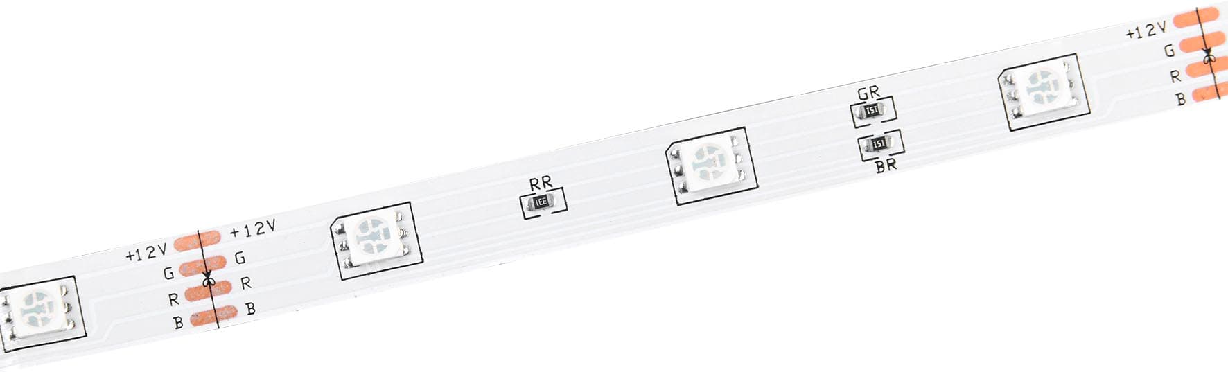 Лента светодиодная 3м LSR-5050RGB30 7,2Вт/м 12В RGB IP20 30LED/м