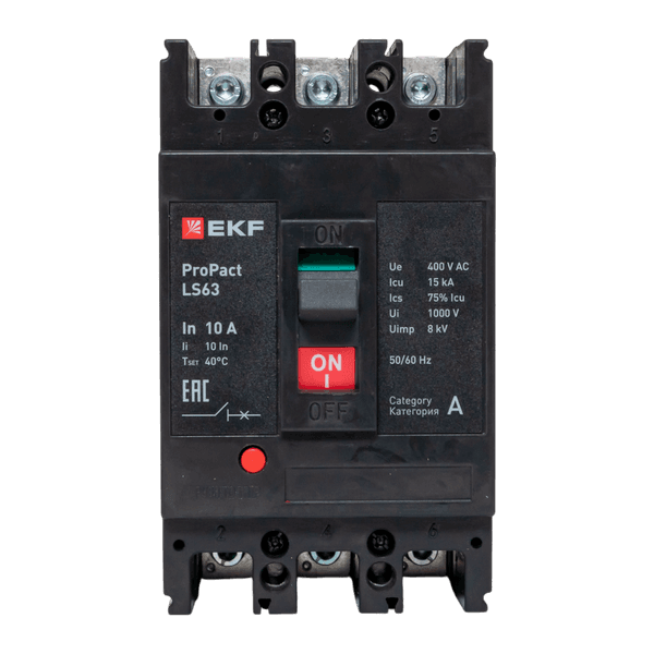 LS63 15кА 3P 10А ProPact EKF