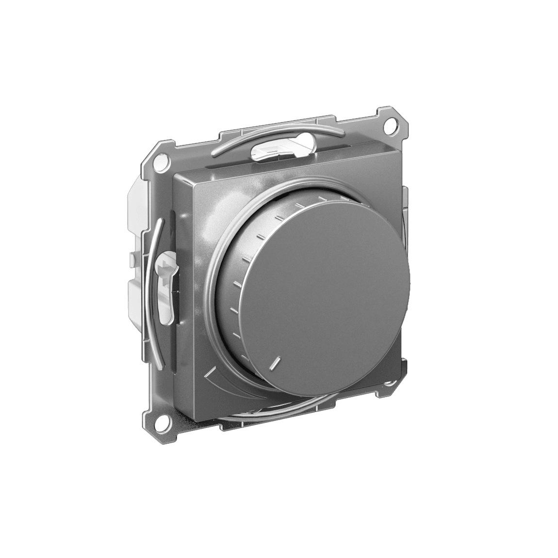ATLASDESIGN СВЕТОРЕГУЛЯТОР (диммер) повор-нажим, LED, RC, 400Вт, мех., СТАЛЬ