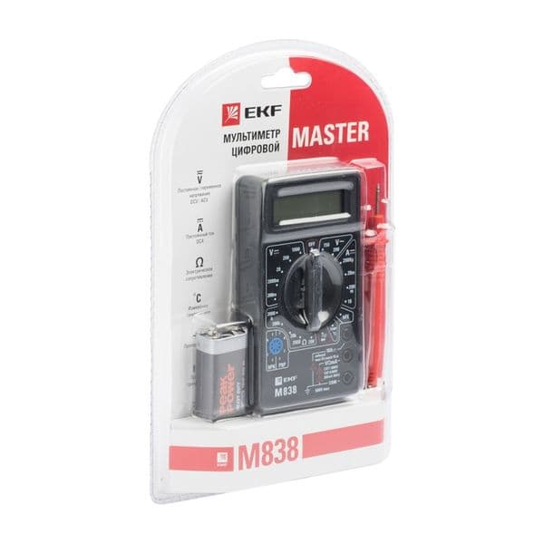 Мультиметр цифровой M838 Master