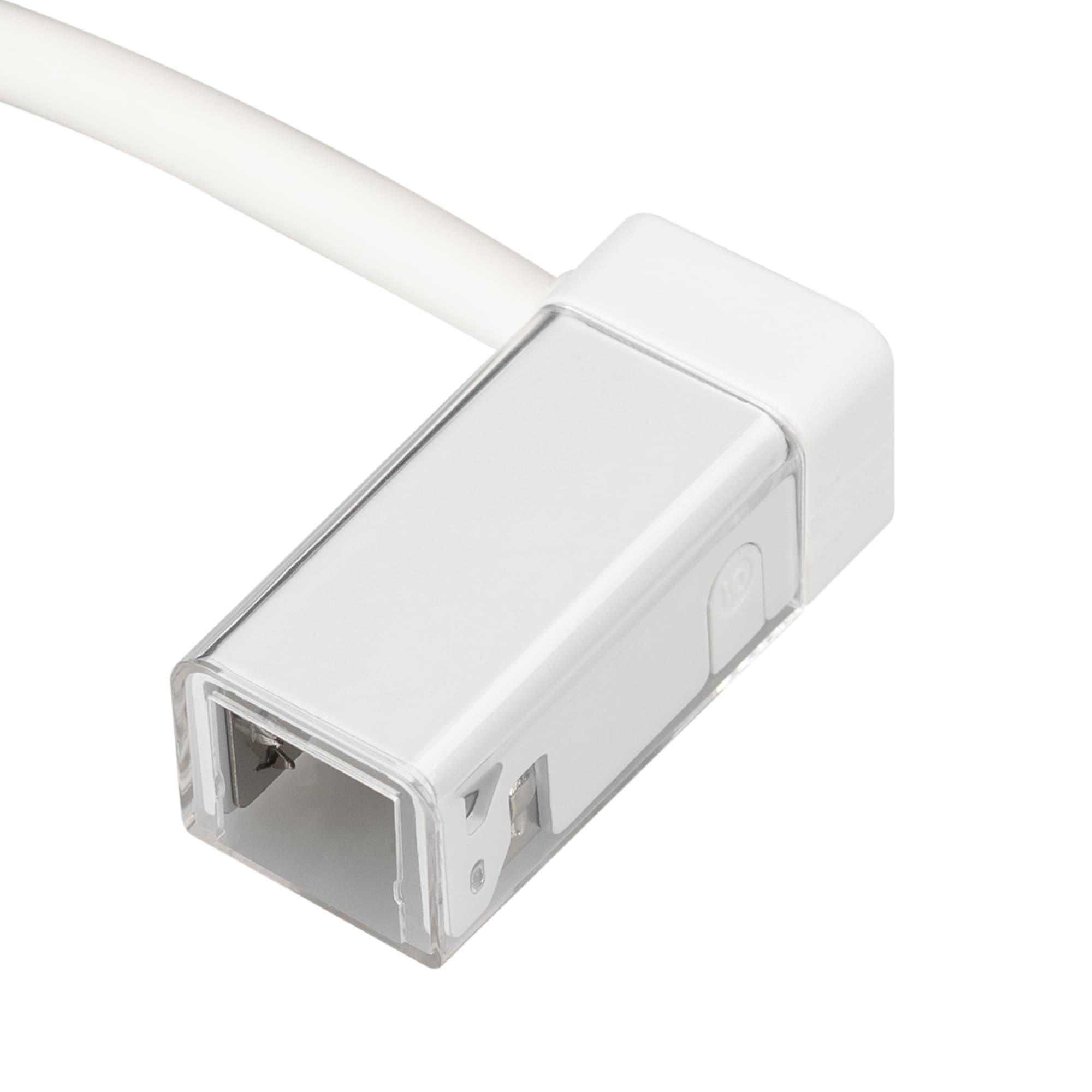 Коннектор питания ARL-MOONLIGHT-1213-CON-POWER-RR-WH, пластик