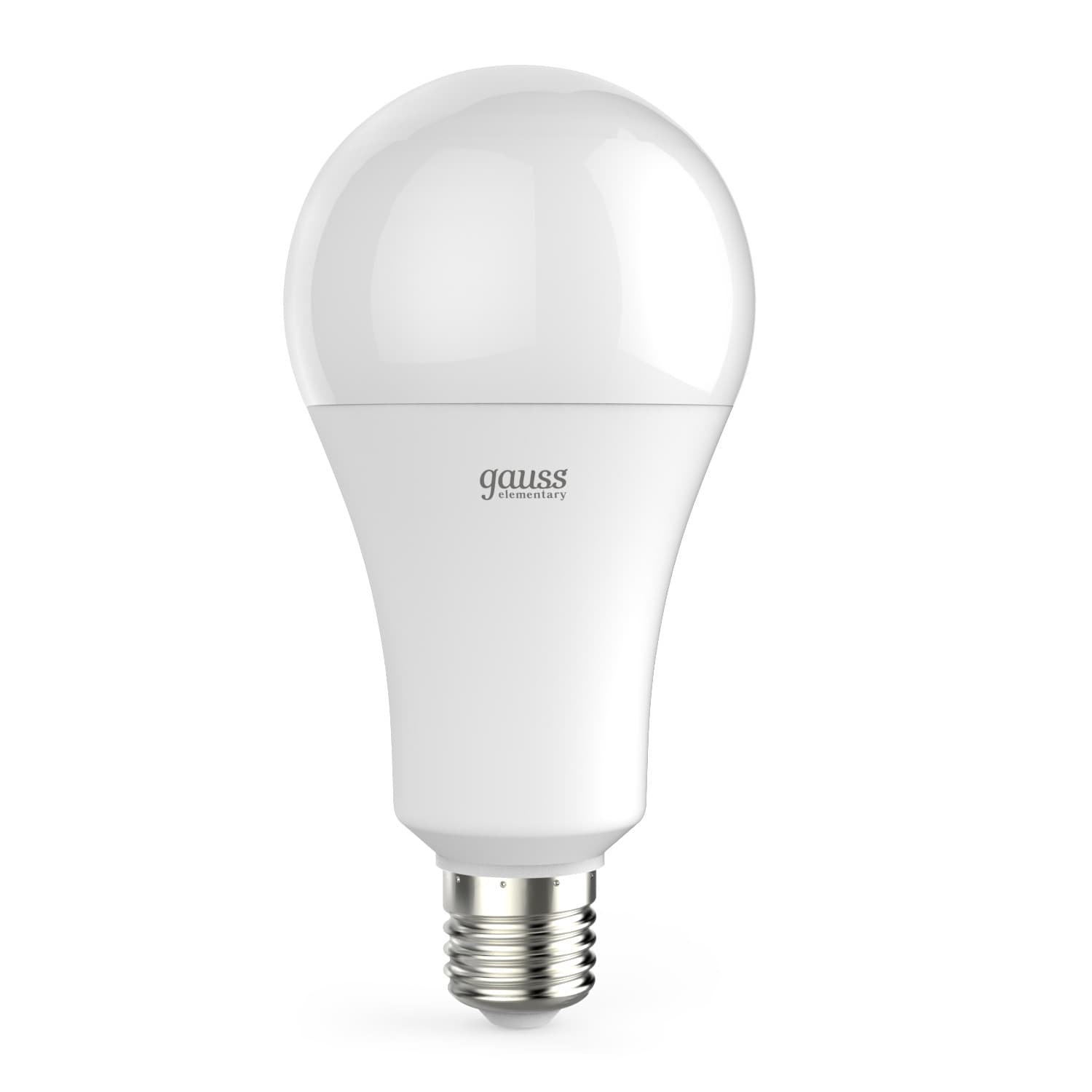 Лампа светодиодная LED 30 Вт 2320 лм 3000К А67 груша теплый E27 AC 220В Elementary