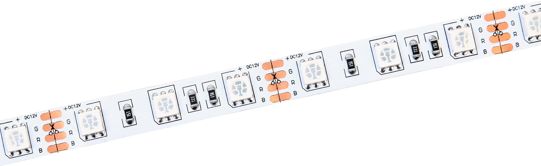 Лента светодиодная 3м LSR-5050RGB60 14,4Вт/м 12В RGB IP20 60LED/м
