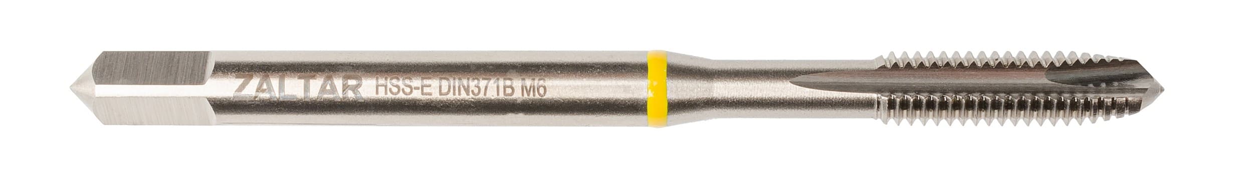 Метчик машинный YELLOW RING HSS-E, DIN 371, Тип B, M6 x 1,0