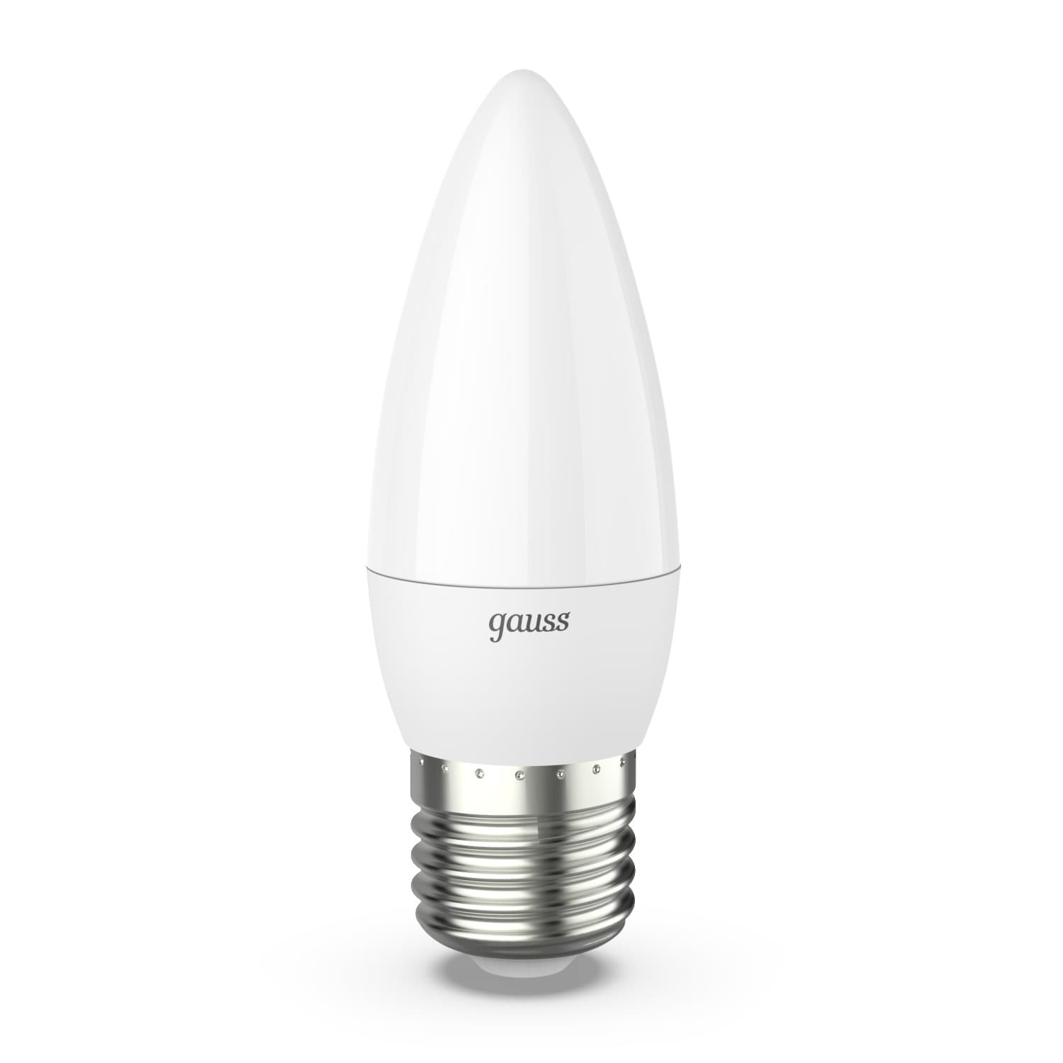 Лампа светодиодная LED 9.5 Вт 890 лм 3000К свеча теплый E27 AC 220В Black