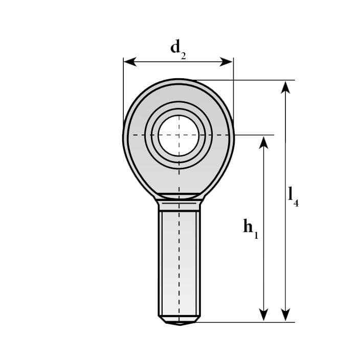 Шарнирный наконечник TSML8CSS ISKRA