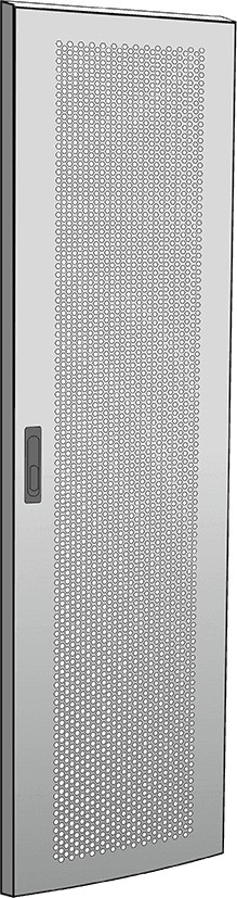 Дверь перфорированная 800мм шкафа 18U сер.