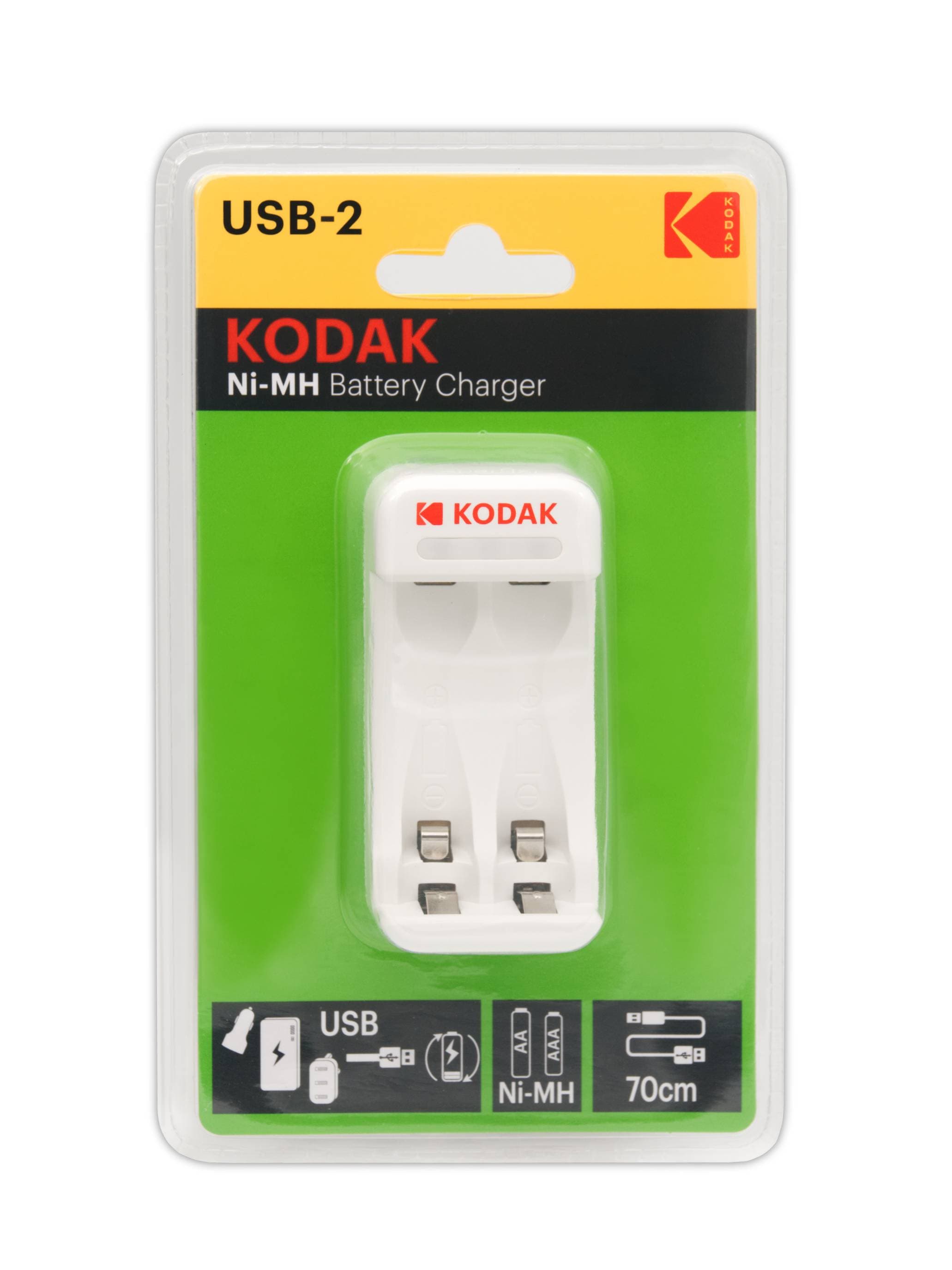 Устройство зарядное для аккумуляторов C8001B USB [K2AA/AAA] (6/24/1200)