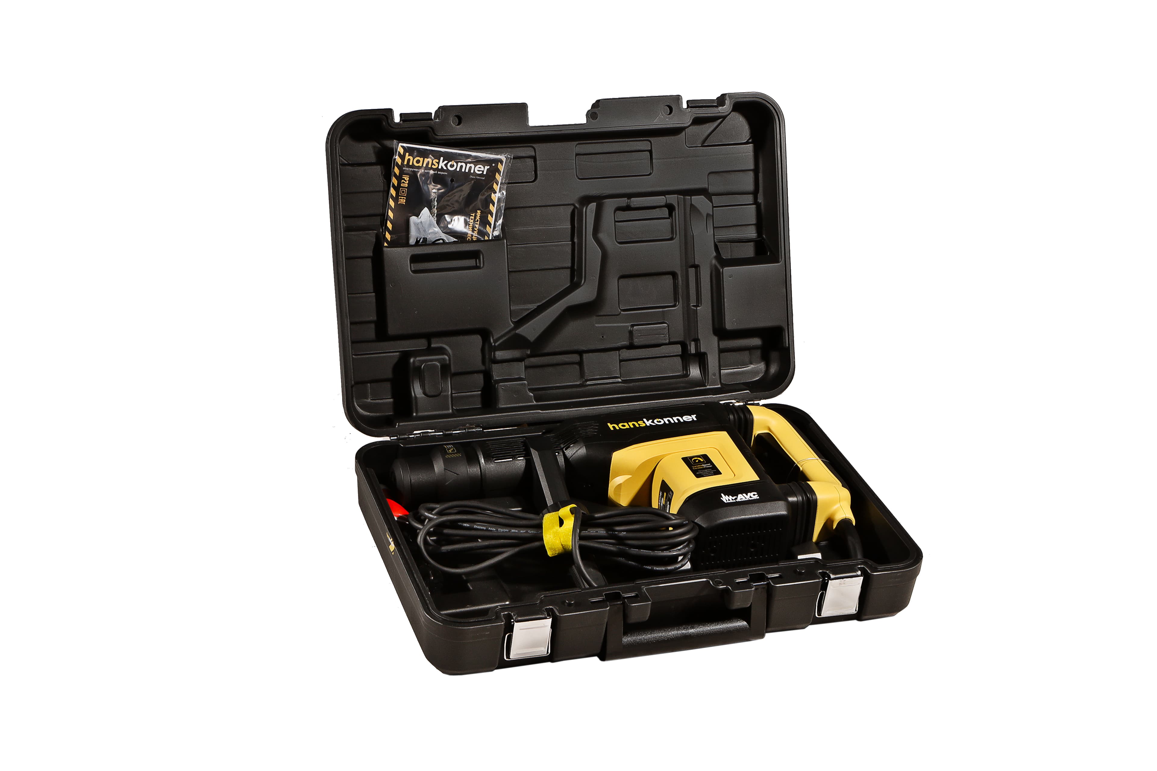 Перфоратор SDS-MAX PLATINUM 1600Вт 52мм 2-15Дж 150-305об/мин