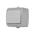 Переключатель Intro Atlantic 5-103-03 10А-250В, IP54, открытой установки, серый